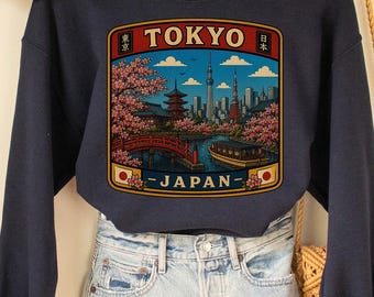 Sudadera de Tokio, Japón; Camiseta de vacaciones en Tokio, Japón; Camiseta para viaje familiar a Tokio; Camisetas a juego de Tokio; Camiseta de viaje a Tokio, Japón