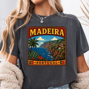 Madeira Portugal comfort colors T-shirt, Madeira Portugal Vacation Shirt, Madeira Family Trip Tee, Madeira Matching