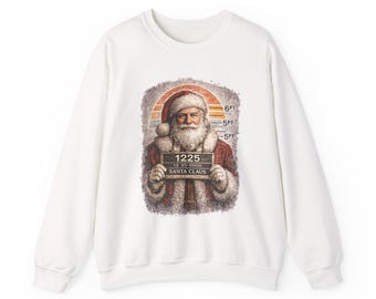 Sudadera con foto policial de Papá Noel