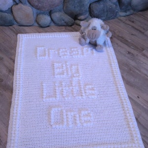 Haakpatroon - Dream Big Little One babydeken bobblest