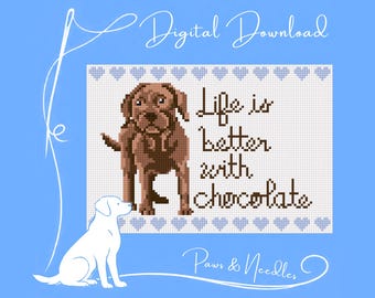 Het leven is beter met chocolade: digitale download