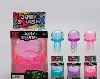 Medusa mágica brillante y blandita: juguete antiestrés súper satisfactorio / lindo regalo sensorial con temática oceánica para niños