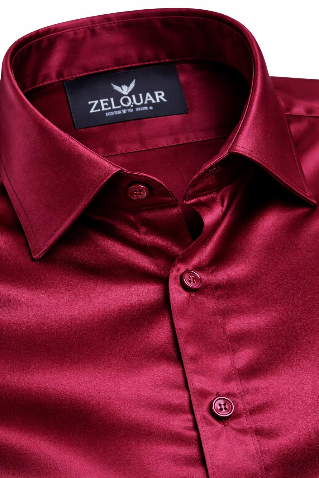 Red Wine Dress Shirt Men - Etsy