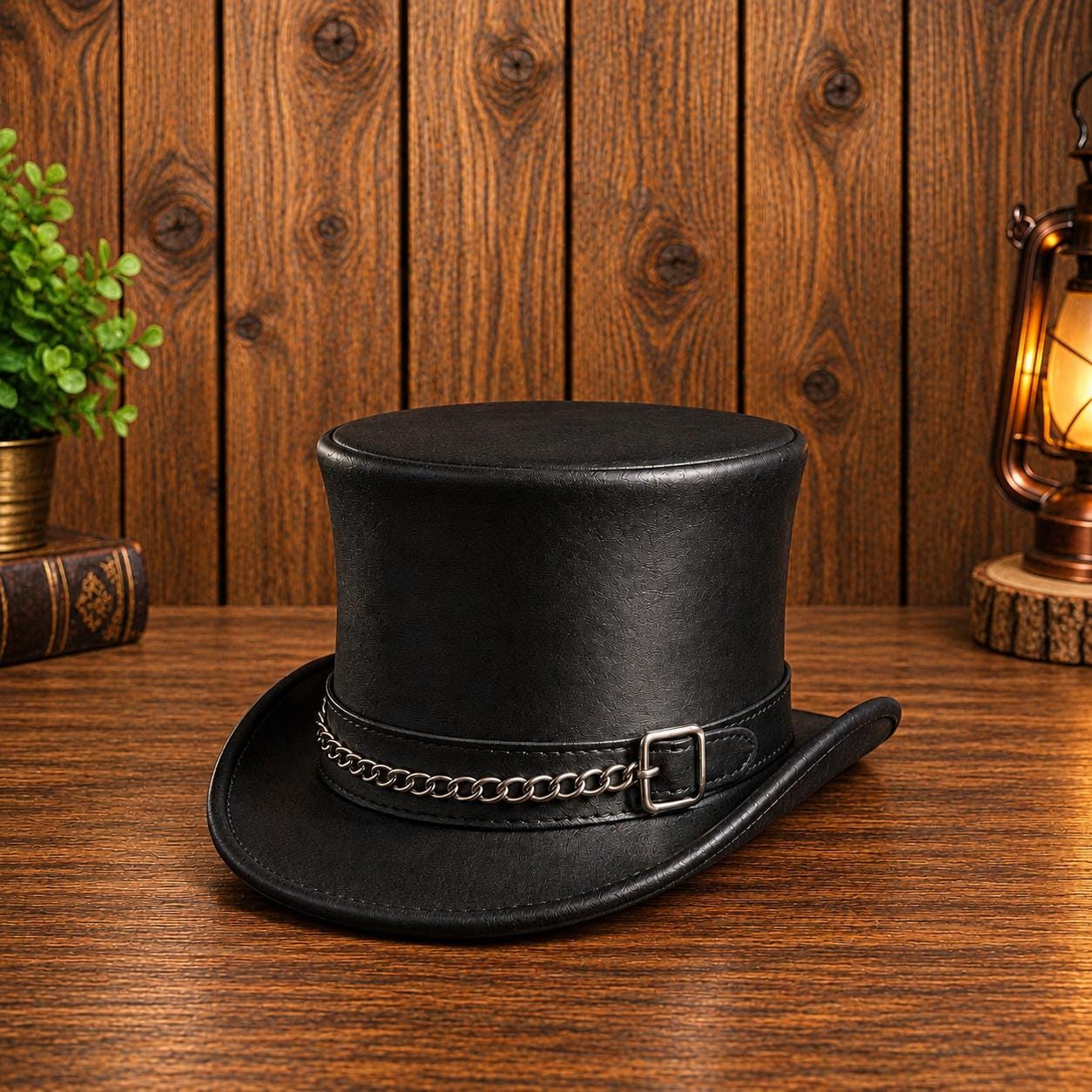 Leather Top Hat Chain - Etsy