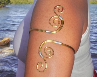 Wire Wrap Arm Cuffs