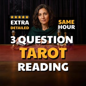 Lecture de tarot à 3 questions à la même heure Amour et vie Perspicacité psychique Guidage précis des médiums