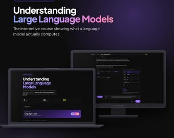 Understand AI · Interactive Course on Large Language Models