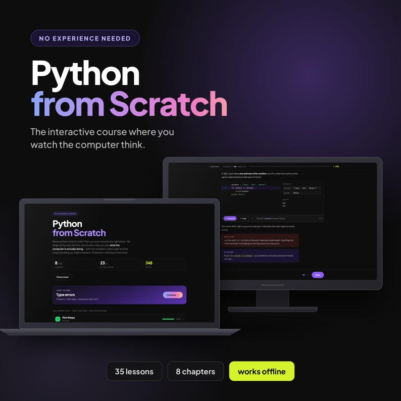 Interactive Python Course for Beginners image 1