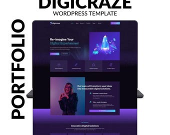 Portfolio Website Template – Elementor WordPress Theme for Virtual Assistant & Personal Branding