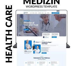 Medizin Healthcare WordPress Theme – Elementor Medical Website Template for Hospital, Doctor, Clinic, Pharmacy & Medical Assistant