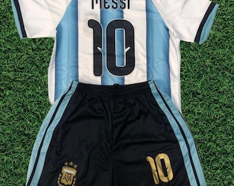 seleccion Argentina home kids uniforms customized