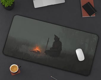 Tappetino da scrivania Lone Knight / Tappetino per mouse da gioco Dark Fantasy