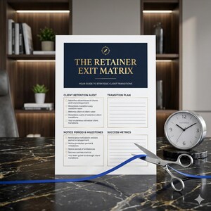 Matrix voor klantbeëindiging, tool voor exit-beëindiging voor freelancers, pdf-formulier voor zakelijke beslissingen