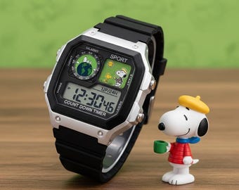 RARE Casio 50QS-17 3 BUTTON Led Digital Watch Fully Working Japan