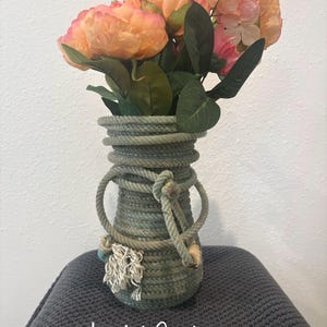Rope Vase - Etsy