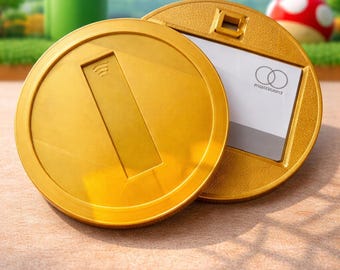 Moneta per pagamenti contactless ispirata a Mario | Porta carte originale | Regalo geek unico | Moneta di pagamento stampata in 3D