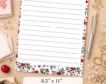 Cherry Kuh Print - Planereinlagen - tägliches, wöchentliches, monatliches Bundle (digitaler Download)