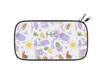 Reisepasshülle, Schlanke Organizer Brieftasche, Polyester Leinwand (4,7 "x 9,1" x 0,8 ")