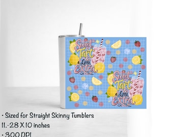 Pink Lemonade Muster | PNG | Sommer Drink Muster | Erdbeer-Zitronen-Design | Stoffdruck | Wäschetrockner