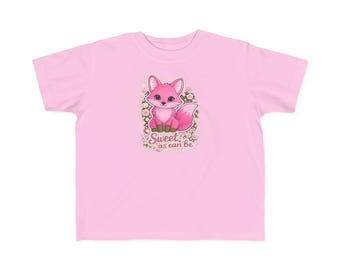 Camiseta para niños pequeños "Sweet As Can Be" / Lindo gráfico de texto