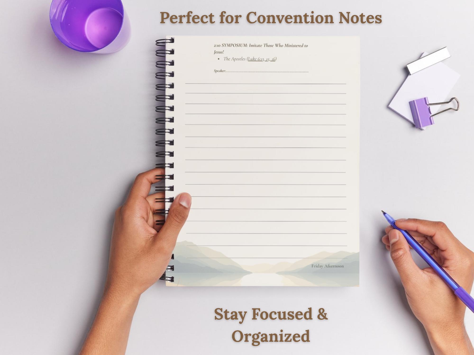 JW Convention Notebook 2026 | Eternal Happiness | Vintage Landscape ...