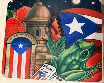 Mouse Pad Orgullo Boricua Puerto Rico Edición