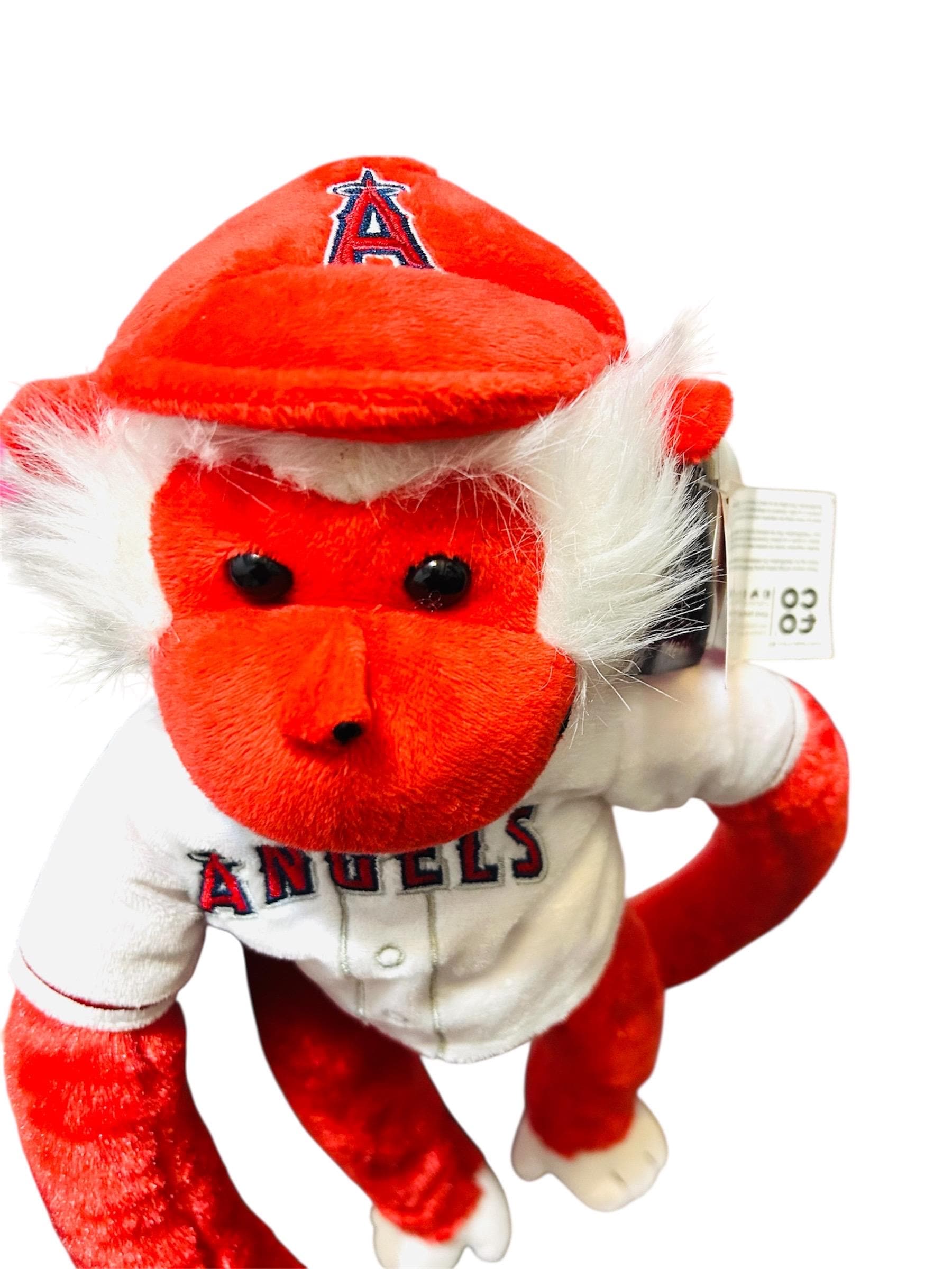 MLB -anaheim Angels Stadium Rally Monkey -with Tags Plush Baseball