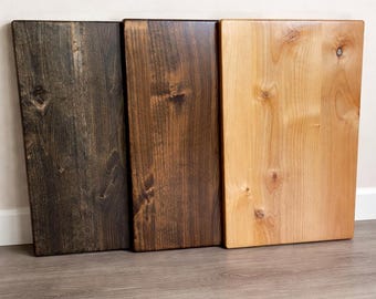 Solid Knotty Alder Wood Tabletop, 1" Thick, USA Made, DIY Furniture Surface