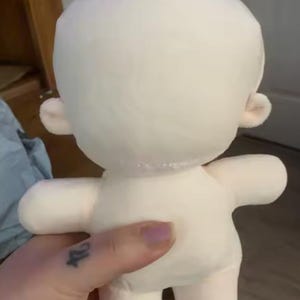 DIY Plush Doll Base – Blank Customizable Stuffed Toy 20cm