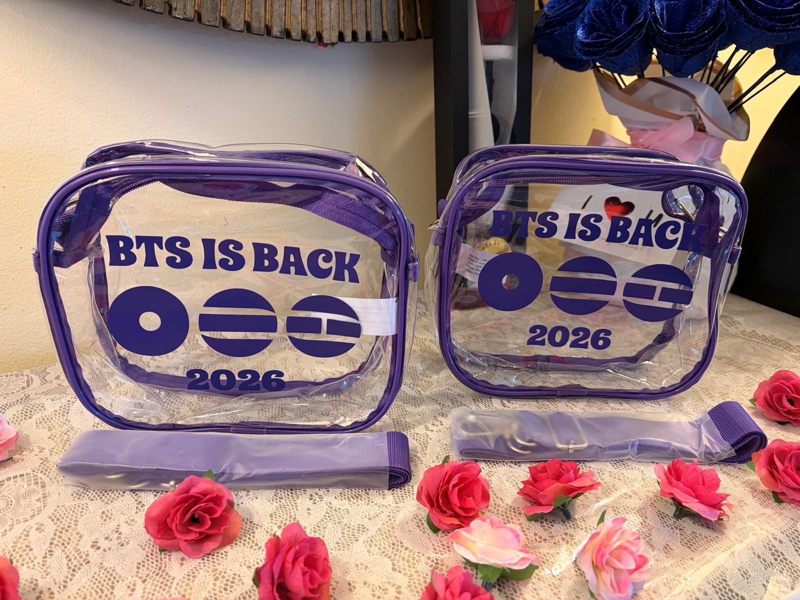 Bts Purple Stadium Clear Bag - Etsy