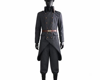 Warhammer 40K Death Korps of Krieg inspirierte Militär Cosplay Uniform Set