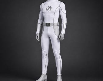Fallout Ispire White Sentinel Cosplay: Futuristischer Sci-Fi Bodysuit für Conventions und Events