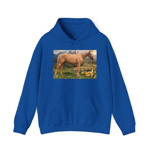 Anna Bananna Horse Hoodie | Horse Illustration Hooded Sweatshirt image 9