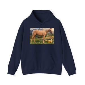 Anna Bananna Horse Hoodie | Horse Illustration Hooded Sweatshirt image 10