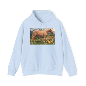 Anna Bananna Horse Hoodie | Horse Illustration Hooded Sweatshirt image 8