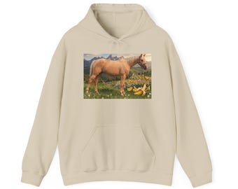Anna Bananna Horse Hoodie | Hoodie med hästillustration