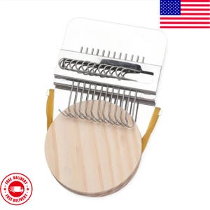 Speedweve Style Mending Loom, Wooden Darning Tool, Textile Repair Kit