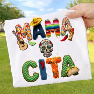 Mamacita PNG Design, Mexican Fiesta Party Png, Patchwork Fiesta Sublimation Design, Faux Quilt Mexican Graphic, Cinco De Mayo Holiday Png
