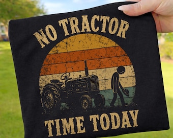 Geen tractortijd vandaag PNG: Grappige boer stickman PNG, landbouwhumor ontwerp, cadeau voor tractorliefhebbers, rustiek boerenleven PNG (digitale download)