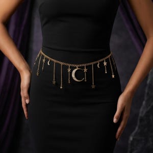 Star Chain Belt - Etsy