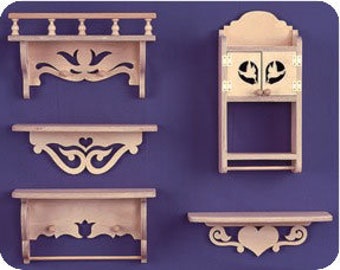 Victorian Shelf Projects - Scroll Saw, Woodworking Project Plans