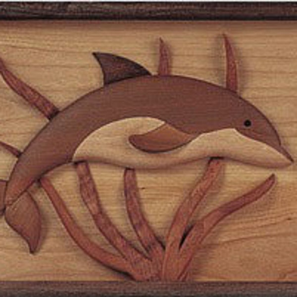 Playtime Dolphin Intarsia Project - Scroll Saw, Woodworking Project Plans