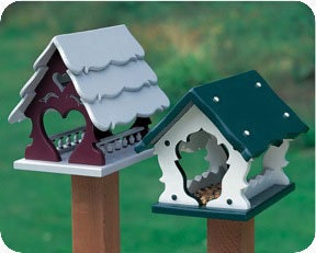 Kids Arts and Crafts Bird Feeder Kit for Outside, DIY Wooden Paint