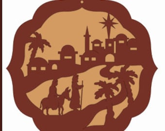 Nativity Silhouette Plans - Scroll Saw, Woodworking Project Plans