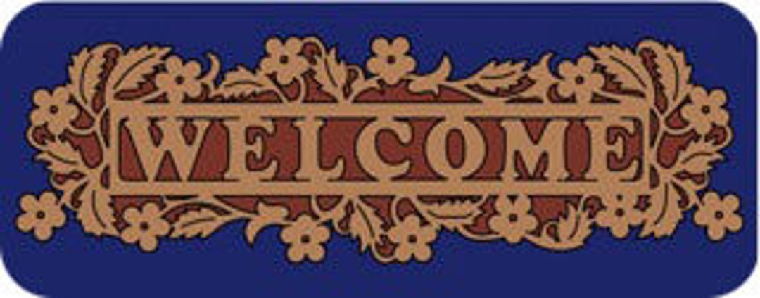 Welcome Sign Wall Plaque - Scroll Saw, Woodworking Project Plans - Etsy