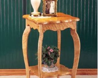 Decorative Occasional Table Project - Scroll Saw, Woodworking Project Plans