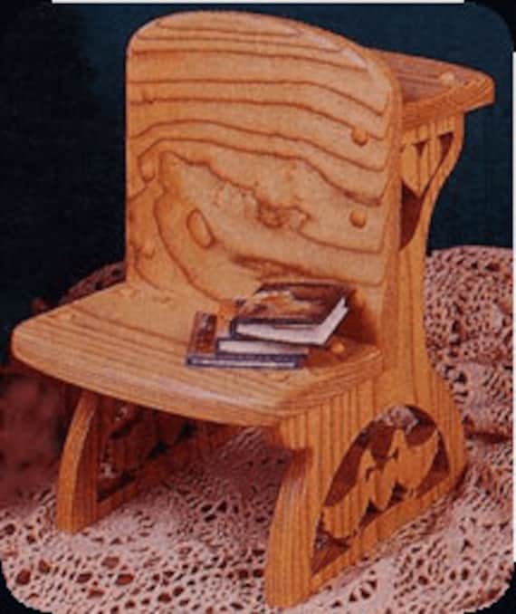 Doll Size School Chair Desk Project Scroll Saw, Woodworking