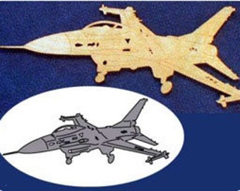 F-16A Military Jet Project - Scroll Saw, Woodworking Project Plans