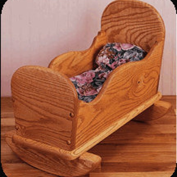 Doll Size Cradle - Woodworking Project Plans