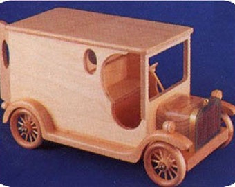 1924 Chevy Delivery Van Project - Scroll Saw, Woodworking Project Plans